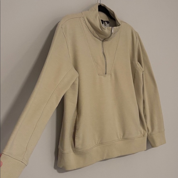 Theory quarter zip pullover size large - Picture 4 of 6